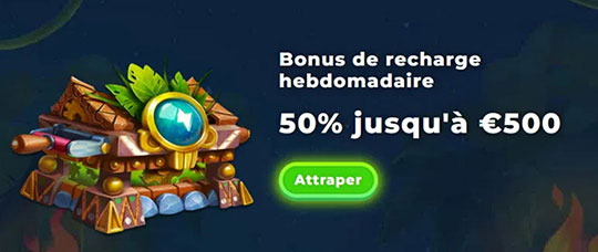 bonus hebdomadaire sport wazamba casino